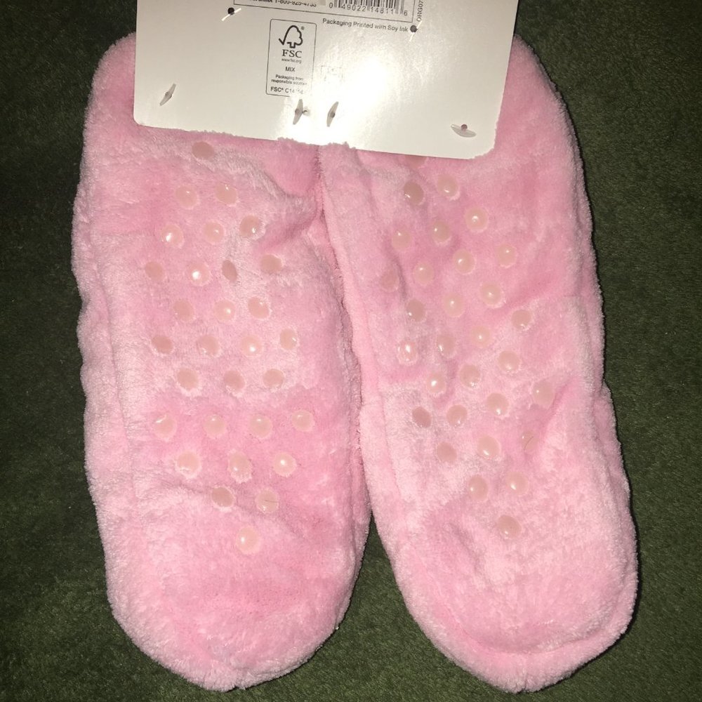 Indoor Slippers Size 7-8 Pink Kitten - Picture 4 of 5